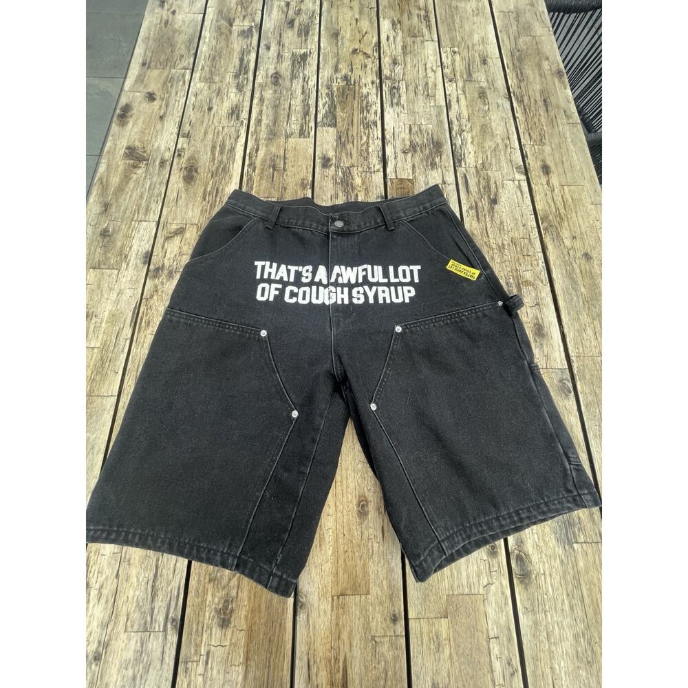 THAT'S A AWFUL LOT OF COUGH SYRUP Carpenter JORTS | Size XL